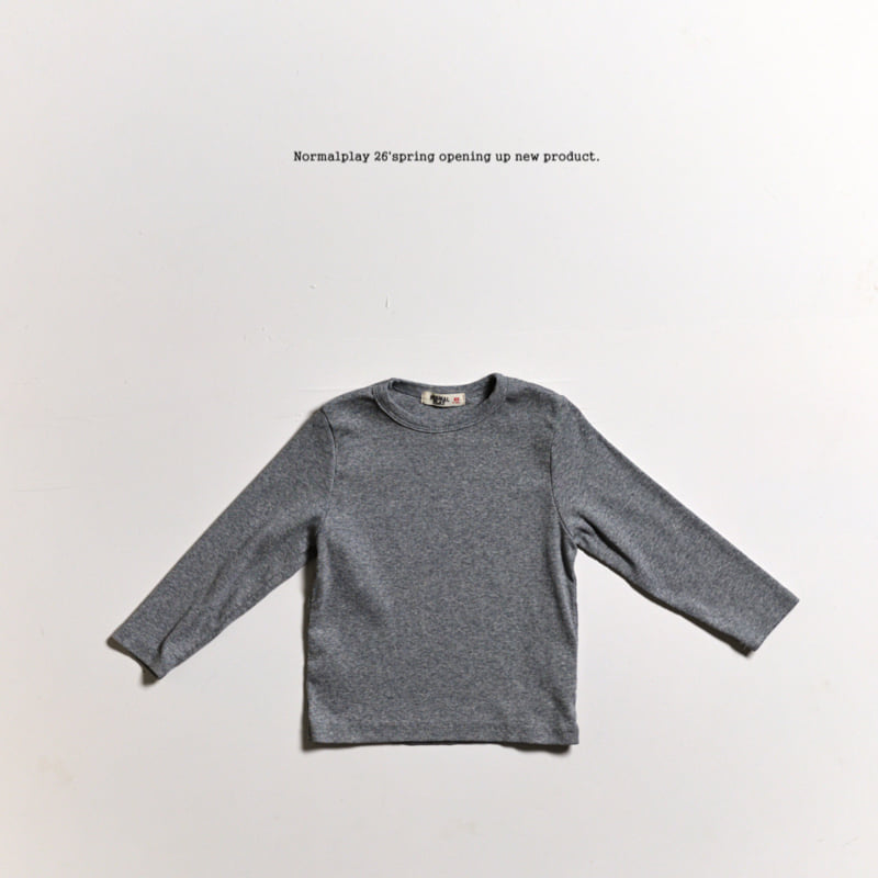 Normalplay - Korean Children Fashion - #magicofchildhood - Tencel Rib Tee - 6