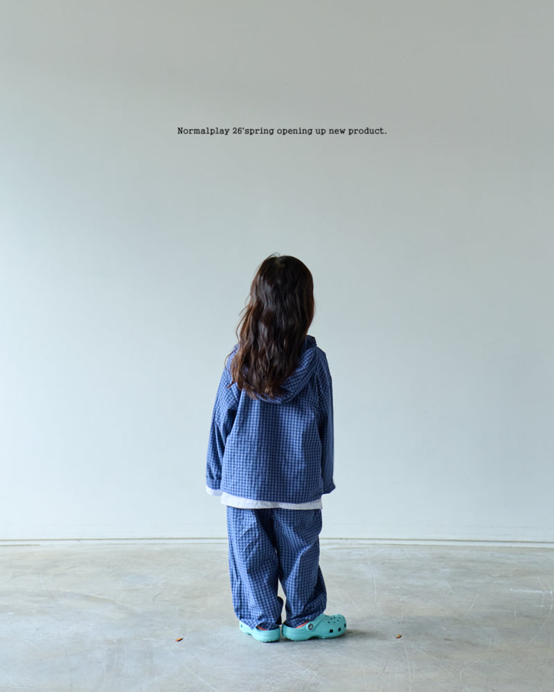 Normalplay - Korean Children Fashion - #littlefashionista - Peter Pan Check Hooded Shirt - 4