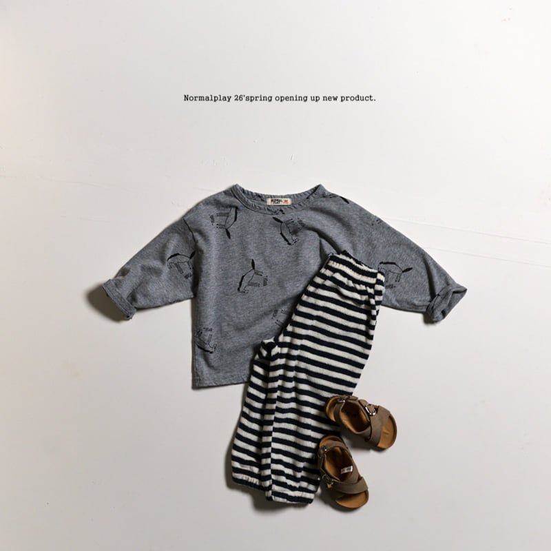 Normalplay - Korean Children Fashion - #minifashionista - Horse Single Tee - 5