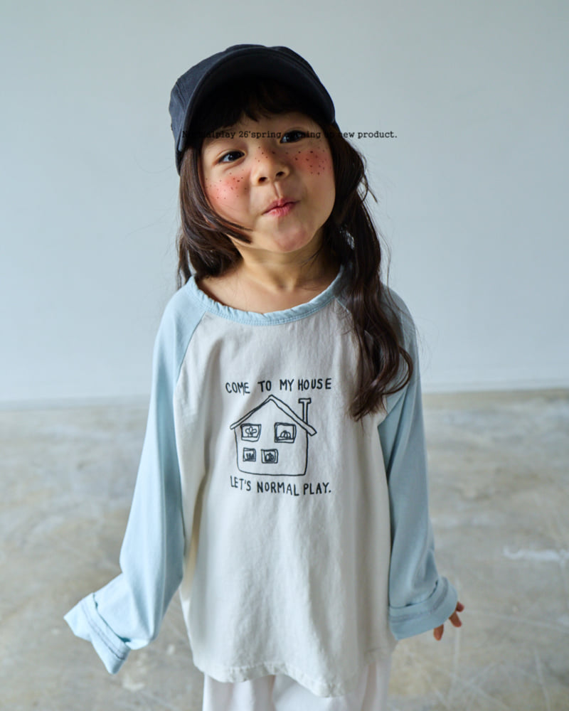 Normalplay - Korean Children Fashion - #prettylittlegirls - My Home Raglan Tee - 8