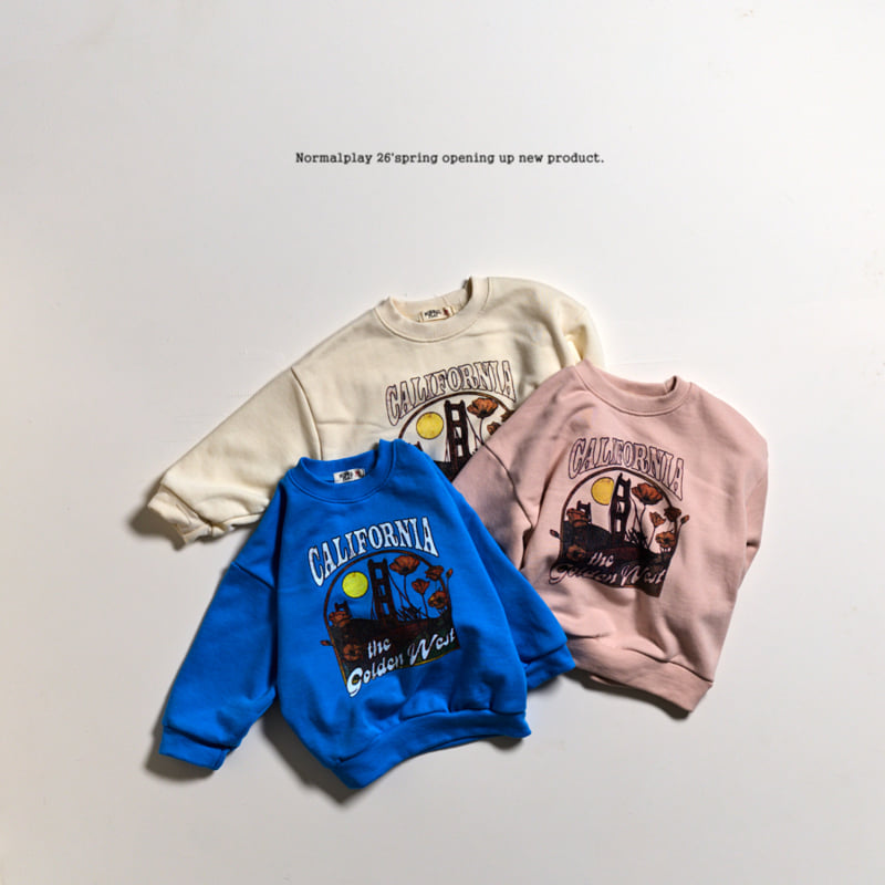 Normalplay - Korean Children Fashion - #prettylittlegirls - California Sweatshirt - 6