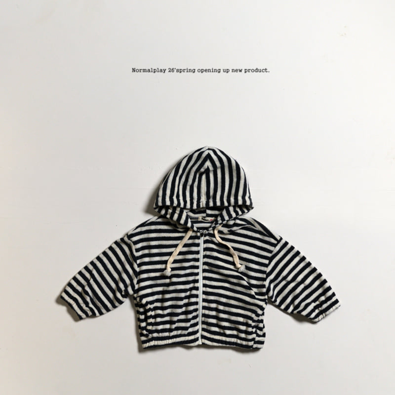 Normalplay - Korean Children Fashion - #minifashionista - Oreo Hood Zip-up - 4