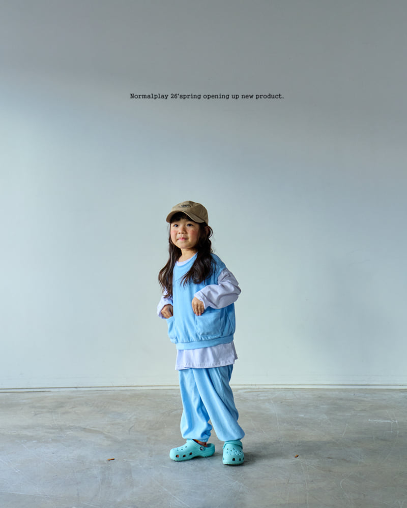 Normalplay - Korean Children Fashion - #prettylittlegirls - Double Terry Jogger Pants - 11