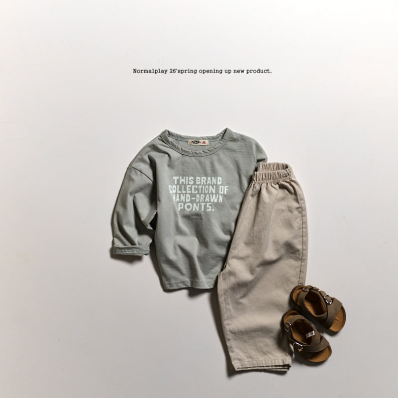 Normalplay - Korean Children Fashion - #prettylittlegirls - Font Single Tee - 9