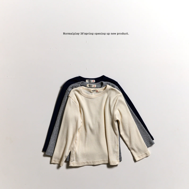 Normalplay - Korean Children Fashion - #prettylittlegirls - Tencel Rib Tee - 8