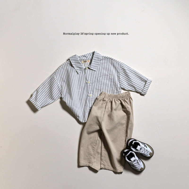 Normalplay - Korean Children Fashion - #toddlerclothing - Movie Stripe Shirt - 4