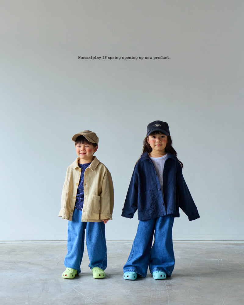 Normalplay - Korean Children Fashion - #stylishchildhood - Daily Wide Denim Pants - 10