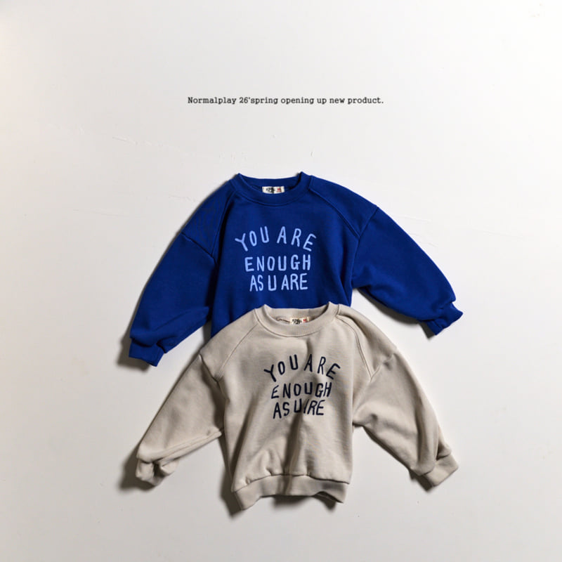 Normalplay - Korean Children Fashion - #prettylittlegirls - Enough Sweatshirt - 4
