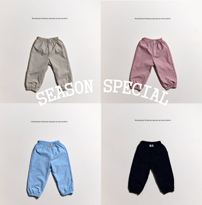 Normalplay - Korean Children Fashion - #todddlerfashion - Easy Wear Wind Jogger Pants