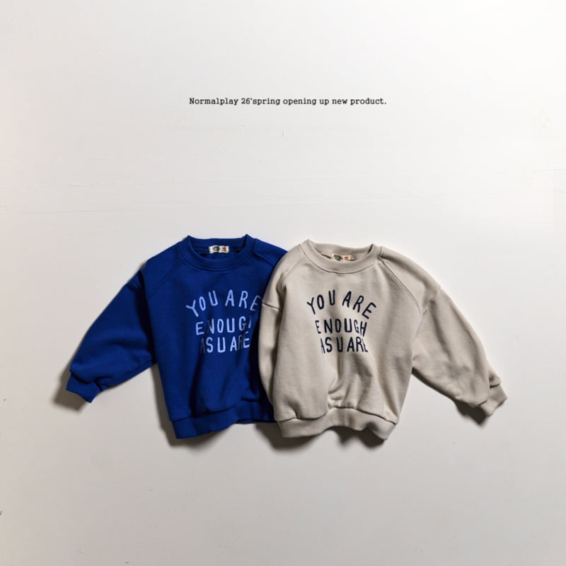 Normalplay - Korean Children Fashion - #toddlerclothing - Enough Sweatshirt - 5
