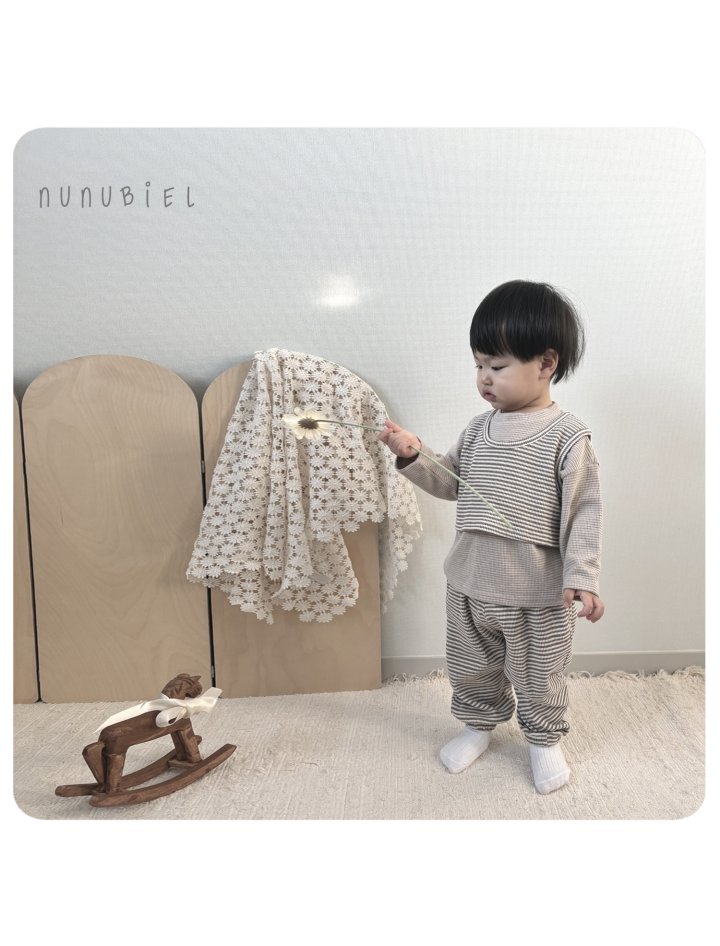 Nunubiel - Korean Baby Fashion - #babyboutique - Waffle Tee - 9