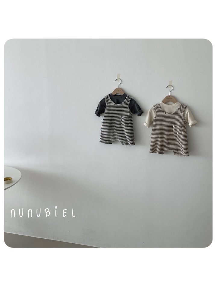 Nunubiel - Korean Baby Fashion - #babyboutique - Bebe Stripe Suit - 5