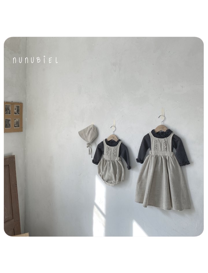 Nunubiel - Korean Baby Fashion - #babyboutique - Twill One-piece - 3