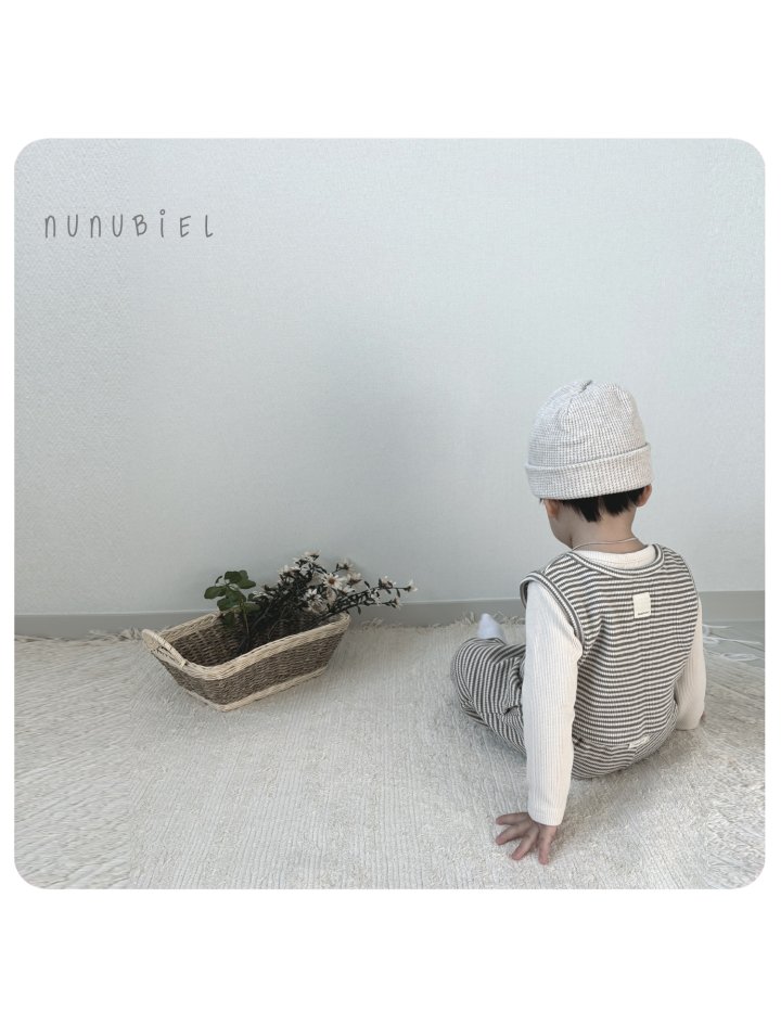Nunubiel - Korean Baby Fashion - #babyboutiqueclothing - Stripe Vest - 8