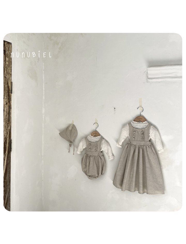 Nunubiel - Korean Baby Fashion - #babyboutique - Twill One-piece - 4