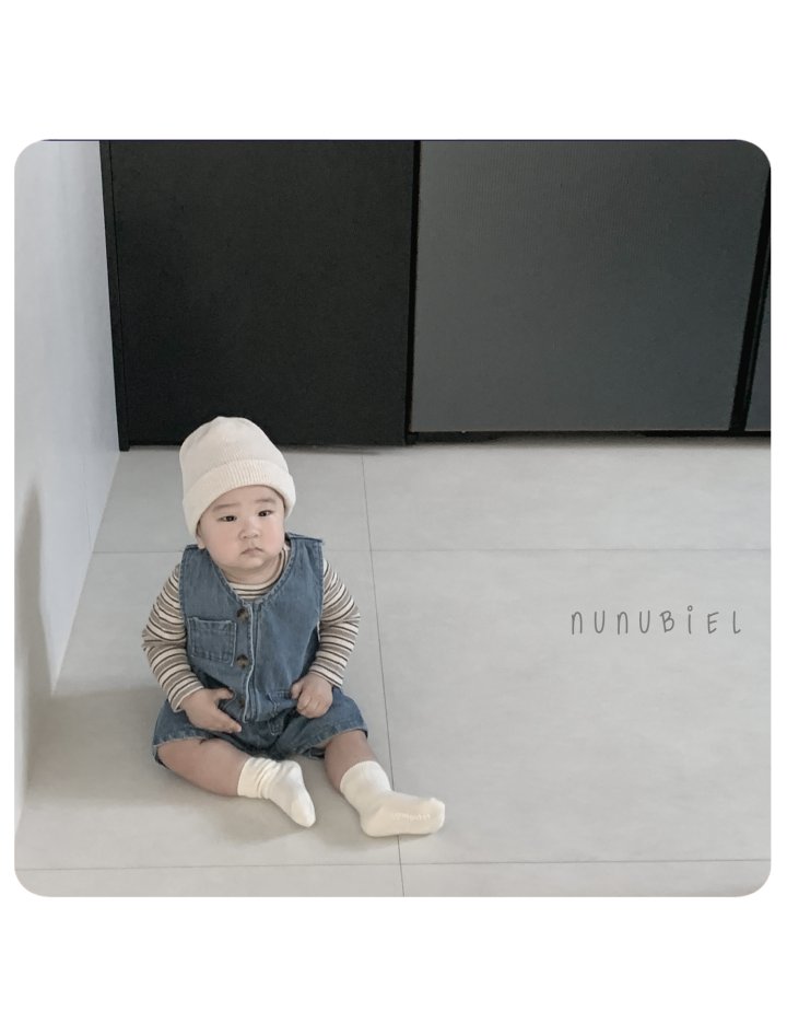 Nunubiel - Korean Baby Fashion - #babyboutiqueclothing - Denim Romper - 9