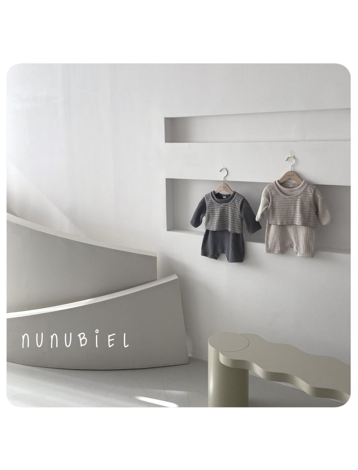 Nunubiel - Korean Baby Fashion - #babyboutiqueclothing - Bebe Crop Suit - 3