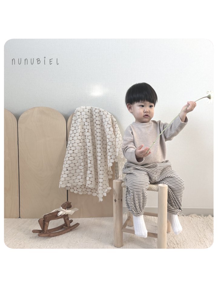 Nunubiel - Korean Baby Fashion - #babyfashion - Waffle Tee - 12
