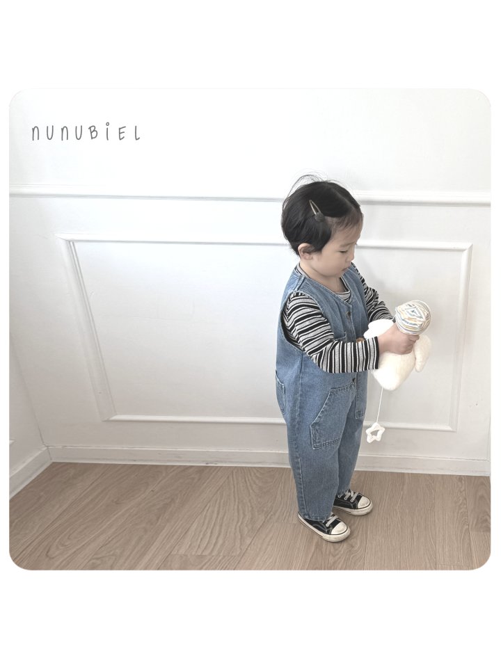 Nunubiel - Korean Baby Fashion - #babyfashion - Denim Jumpsuit - 12