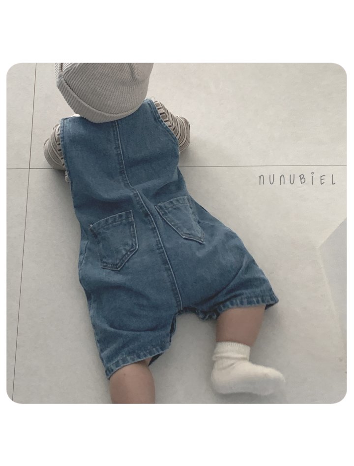 Nunubiel - Korean Baby Fashion - #babyfever - Denim Romper - 12