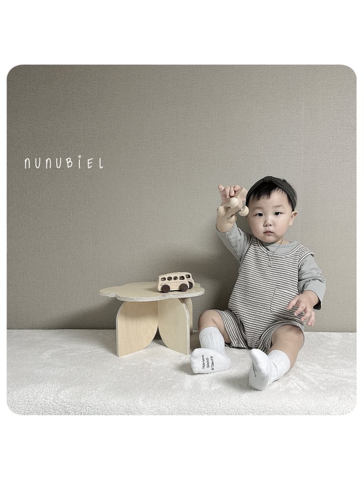 Nunubiel - Korean Baby Fashion - #babygirlfashion - Bebe Stripe Suit - 10