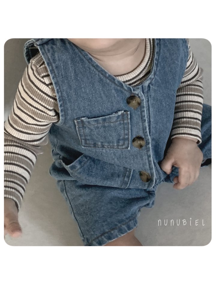 Nunubiel - Korean Baby Fashion - #babygirlfashion - Bebe Tricolor Tee - 12