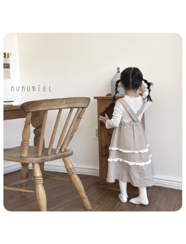 Nunubiel - Korean Baby Fashion - #babygirlfashion - Gingham One-piece - 10