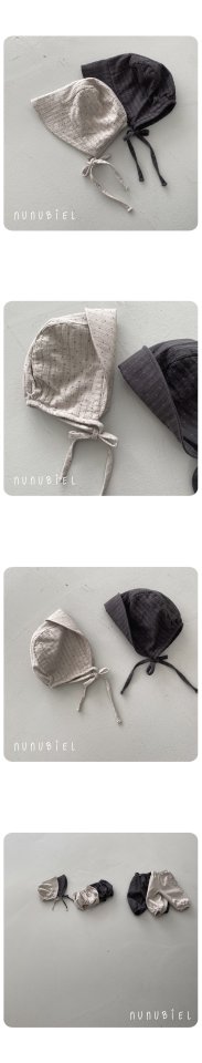 Nunubiel - Korean Baby Fashion - #babylifestyle - Spotted Bonnet - 2