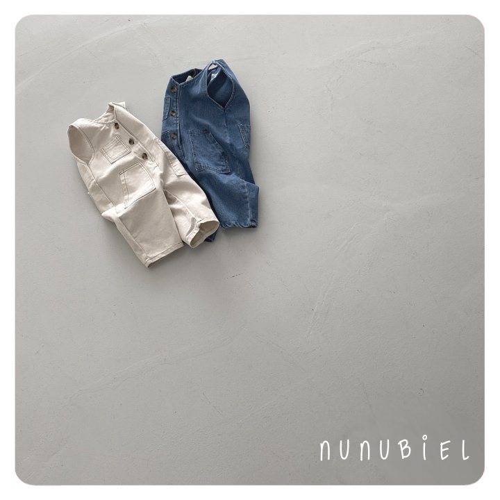 Nunubiel - Korean Baby Fashion - #babyoninstagram - Denim Jumpsuit
