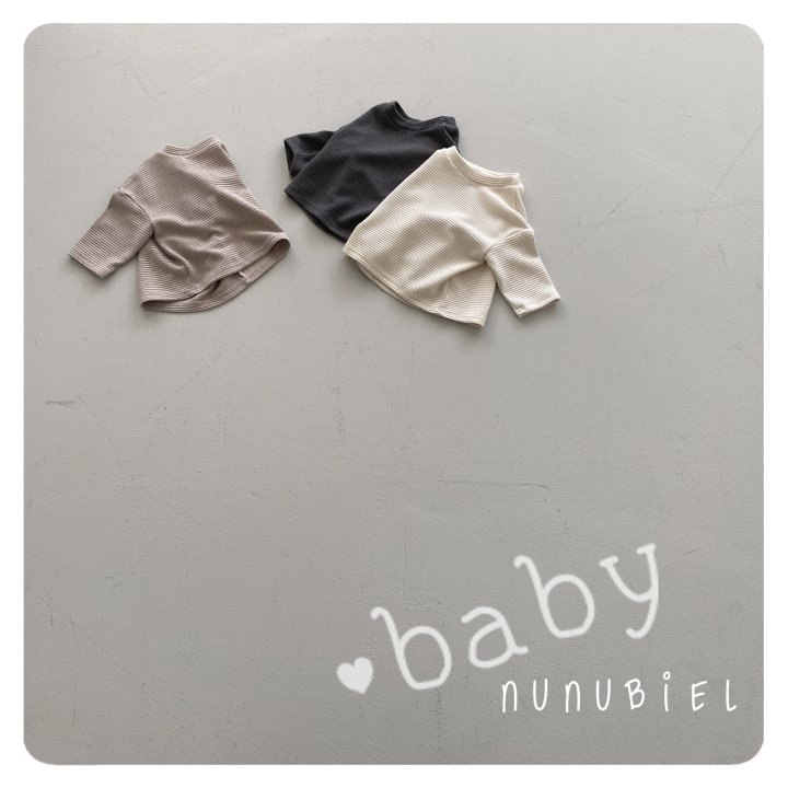 Nunubiel - Korean Baby Fashion - #babyootd - Bebe Waffle Tee
