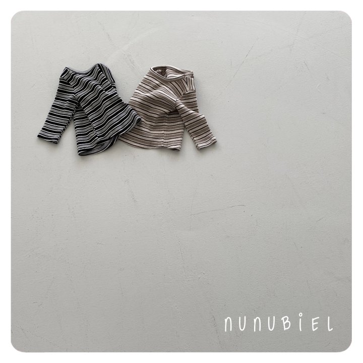 Nunubiel - Korean Baby Fashion - #babyootd - Tricolor Tee
