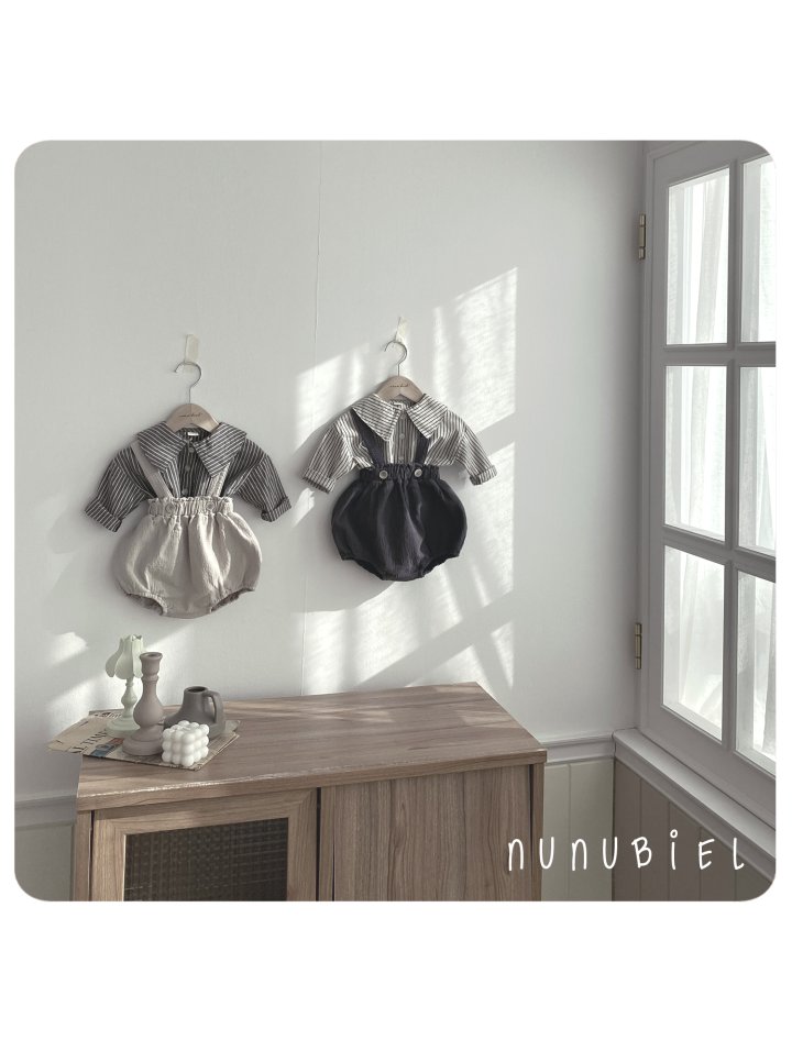 Nunubiel - Korean Baby Fashion - #babyootd - Bebe Stripe Shirt - 3