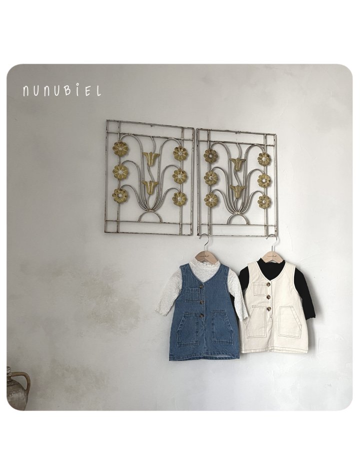 Nunubiel - Korean Baby Fashion - #babyootd - Denim One-piece - 3