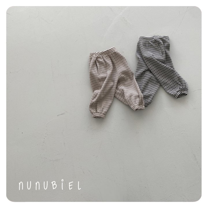 Nunubiel - Korean Baby Fashion - #babyoutfit - Stripe Pants