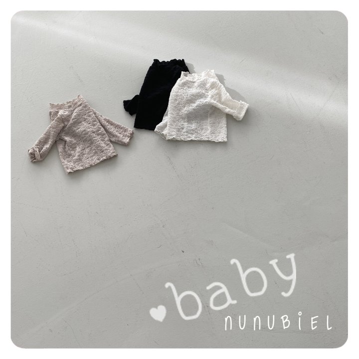 Nunubiel - Korean Baby Fashion - #babyoutfit - Bebe Crinkle Tee