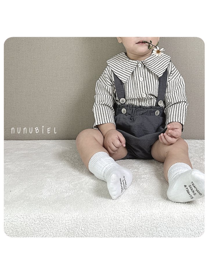 Nunubiel - Korean Baby Fashion - #babywear - Bebe Stripe Shirt - 6