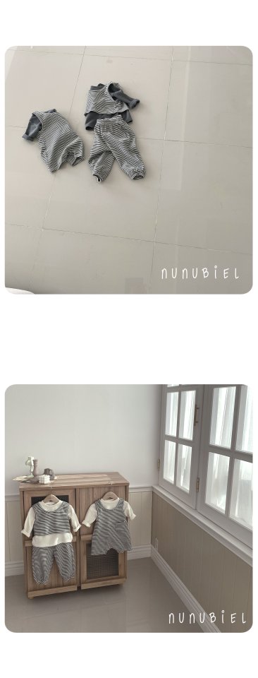 Nunubiel - Korean Baby Fashion - #onlinebabyboutique - Bebe Waffle Tee - 5