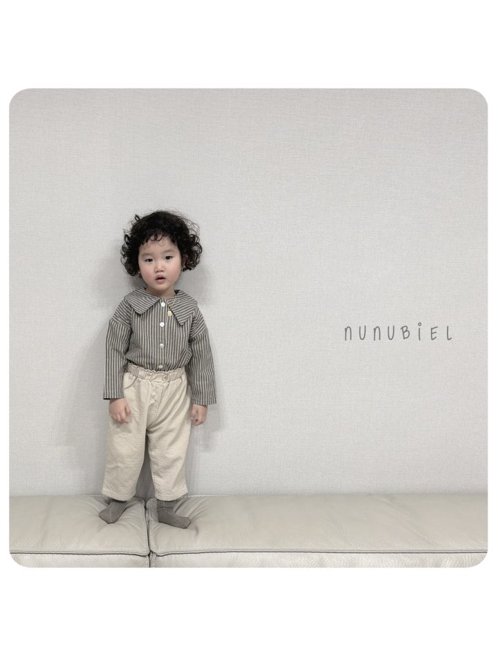 Nunubiel - Korean Baby Fashion - #onlinebabyboutique - Stripe Shirt - 8