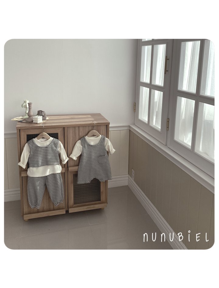 Nunubiel - Korean Baby Fashion - #onlinebabyboutique - Stripe Pants - 4