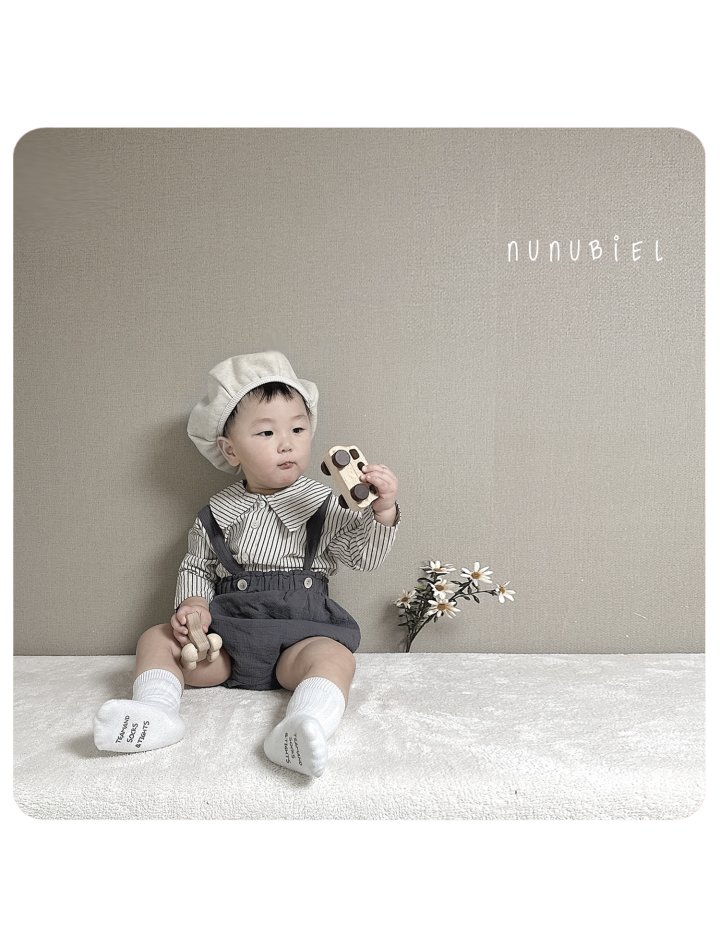 Nunubiel - Korean Baby Fashion - #onlinebabyshop - Bebe Stripe Shirt - 8