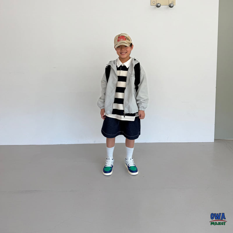 O Wa - Korean Children Fashion - #Kfashion4kids - Rugby Collar Tee - 11