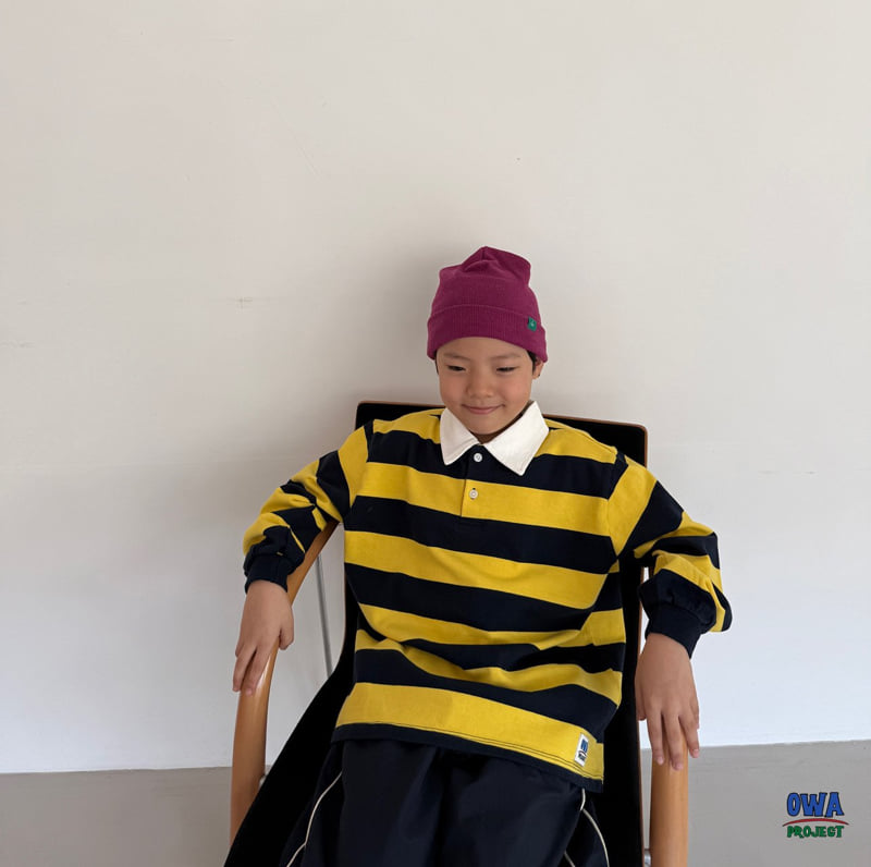 O Wa - Korean Children Fashion - #childofig - Rugby Collar Tee - 3