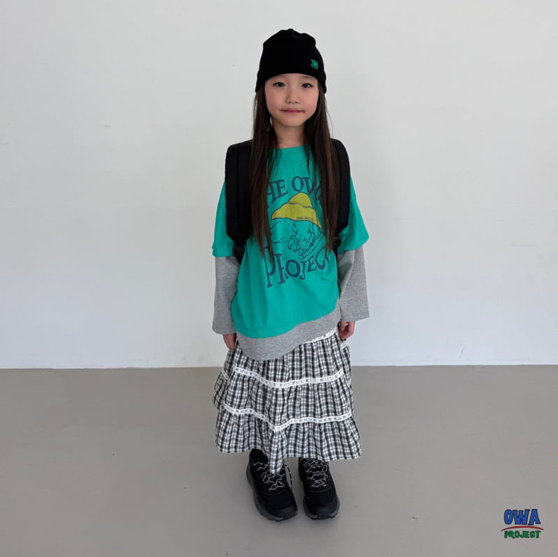 O Wa - Korean Children Fashion - #childofig - Lace Tiered Skirt - 11