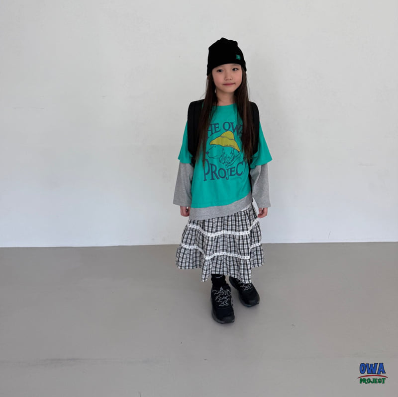 O Wa - Korean Children Fashion - #childrensboutique - Lace Tiered Skirt - 12
