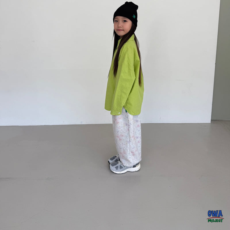O Wa - Korean Children Fashion - #designkidswear - Small Flower Pants - 6