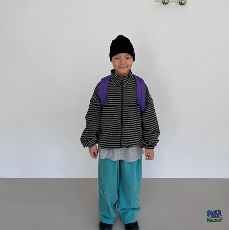 O Wa - Korean Children Fashion - #designkidswear - Stripe Jacket - 7