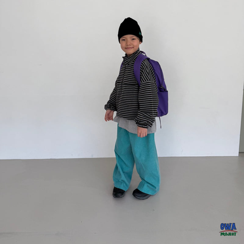 O Wa - Korean Children Fashion - #discoveringself - Stripe Jacket - 8