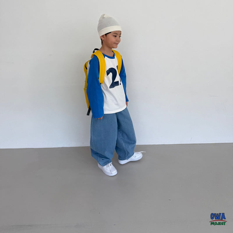 O Wa - Korean Children Fashion - #fashionkids - Balloon Denim Pants - 12