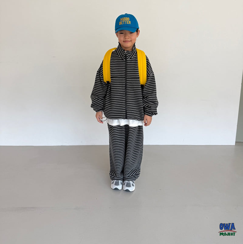 O Wa - Korean Children Fashion - #fashionkids - Stripe Jacket - 9