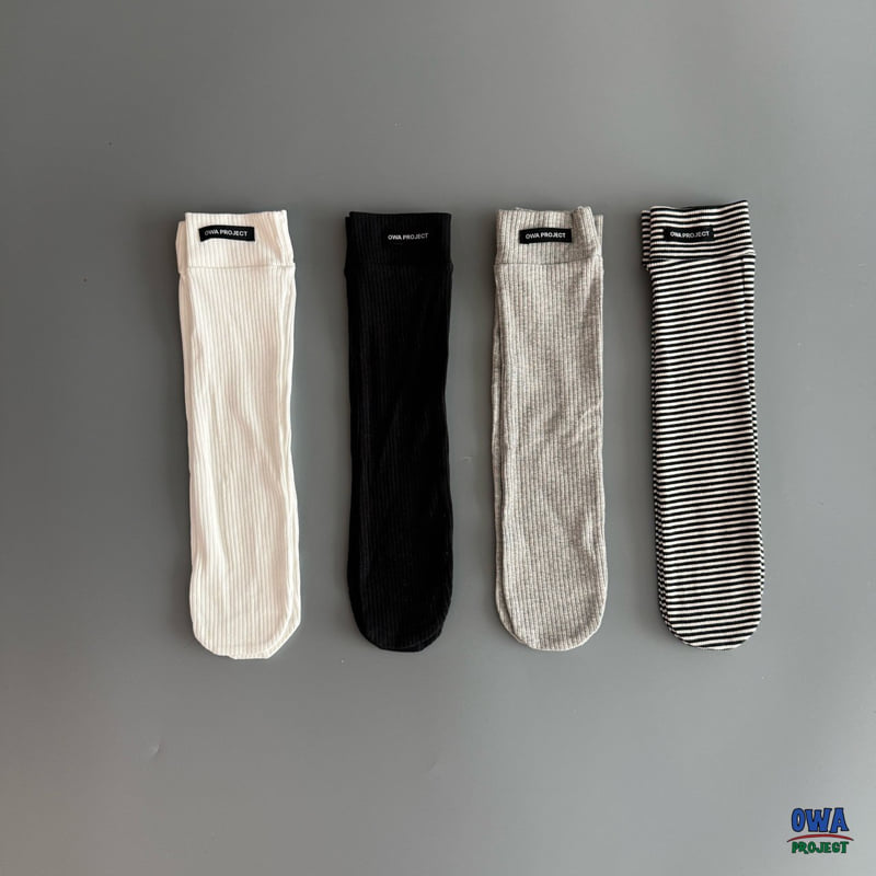 O Wa - Korean Children Fashion - #littlefashionista - Cut Socks